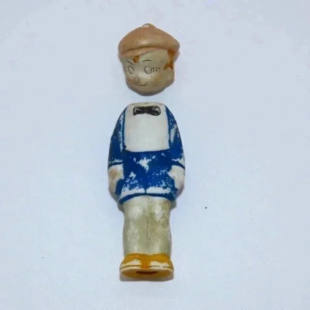 Vintage SMITTY 1930s Bisque Nodder Character figure MOON MULLINS Comic